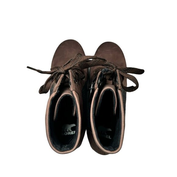 Sorel Women's Joan of Arctic Wedge III Lexie Boots Tobacco size 9.5 NEW - Picture 7 of 9